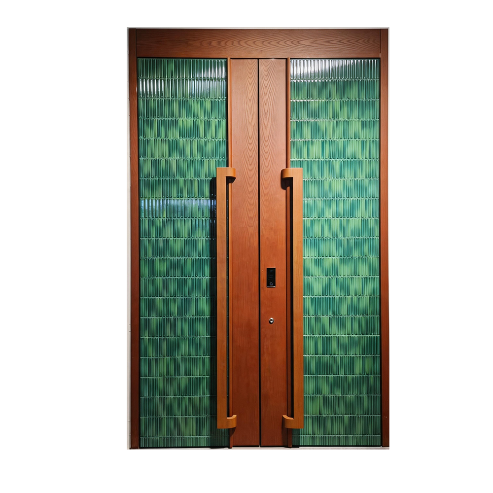 Modern Art Light Luxury Double Doors