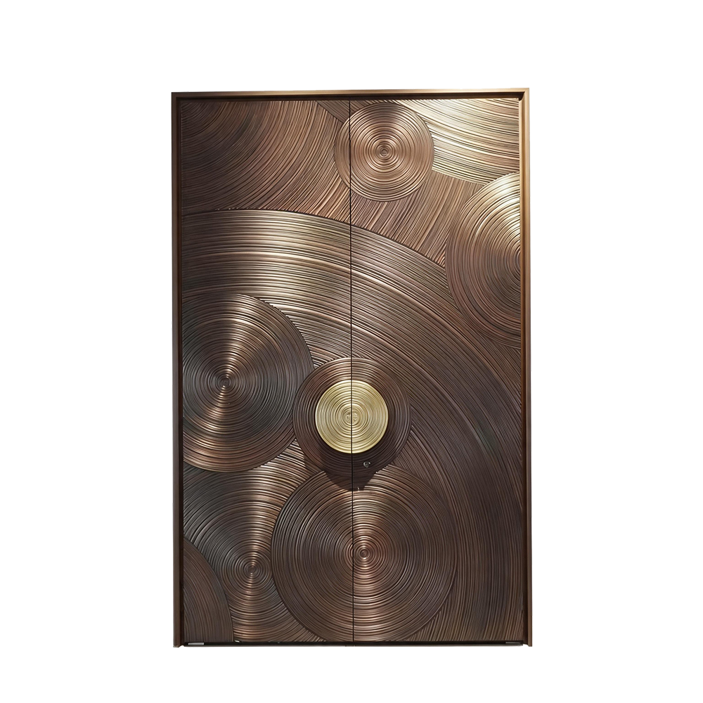 Large art light luxury double door