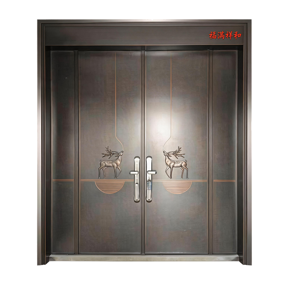 Modern light luxury entrance door