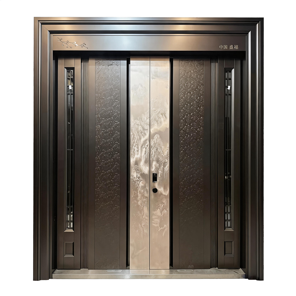 New Chinese style luxury villa main door