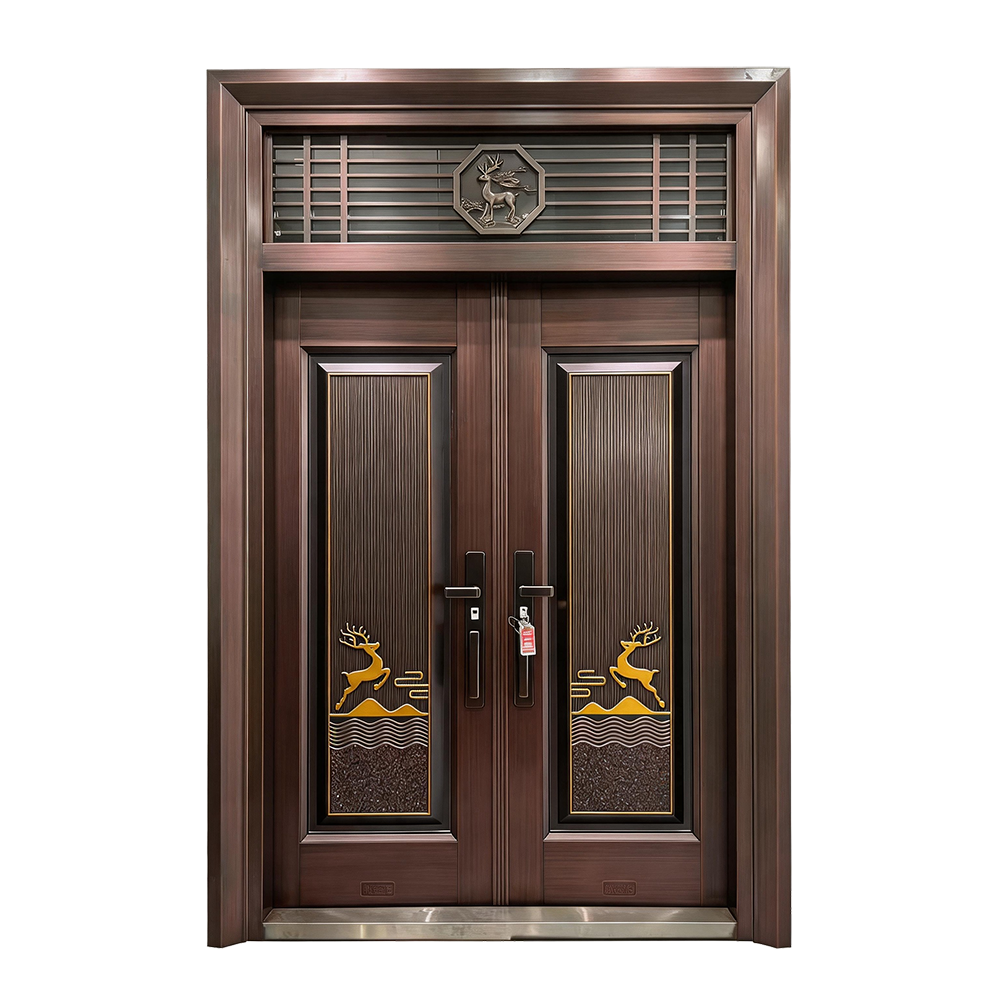 Customized light luxury entrance door